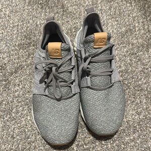 New Balance Womens Gray and Tan Sneakers